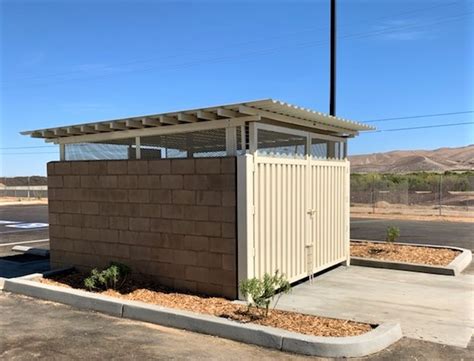 metal cover for trash enclosure|commercial trash enclosures.